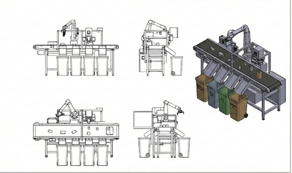 Máquina de reciclaje EcoLoop con IA